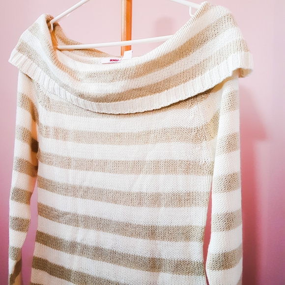 BNWT Bongo sweater, cream & beige & gold - Picture 2 of 6